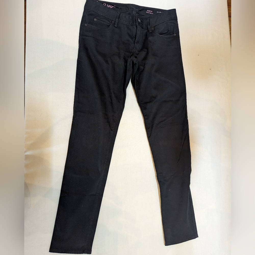 Lilly Pulitzer black skinny jeans Capris size 8 spandex women's